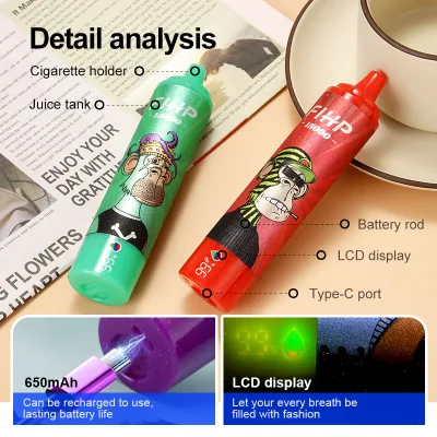 Fihp 15000 Puffs Vaper Disposable Electronic <a href='/cigarette/'>Cigarette</a>s Rechargeable Puff Vapers Displayable <a href='/vapes/'>Vapes</a>