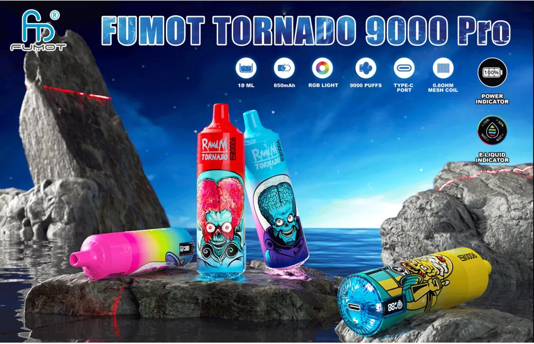 Randm Tornado 9000 PRO Original Disposable Vape E Cigarette Bang King Tyson Orion Lost Mar Puff Elf Esco Bars 7000 9000 10000 12000 15000puffs PRO 4000