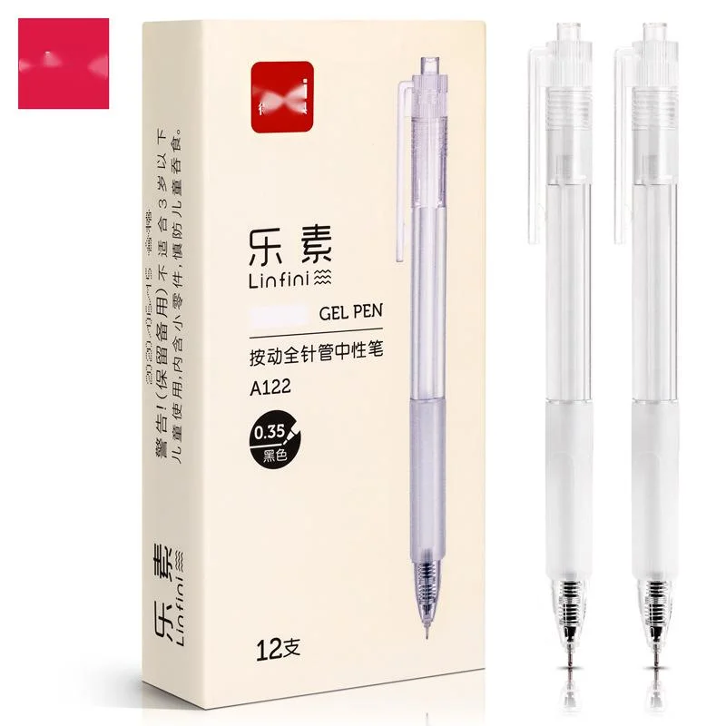 Simple Student 0.35mm Black Ink Pen Financial Office Signature Gel Pen