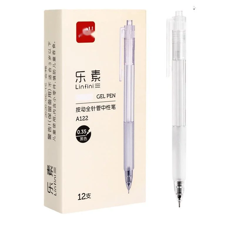 Simple Student 0.35mm Black Ink Pen Financial Office Signature Gel Pen