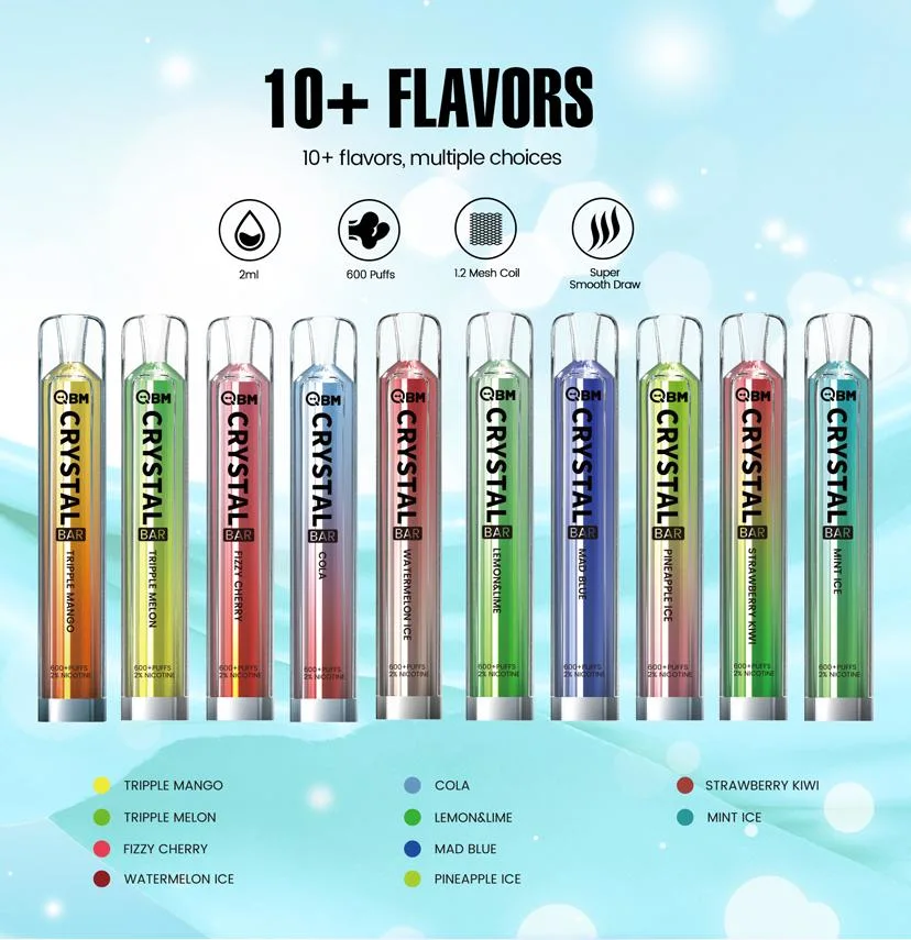 High Quality Cheap Price UK Europe Hot Popular Disposable Vape Pen 600 Puffs Vape Pen