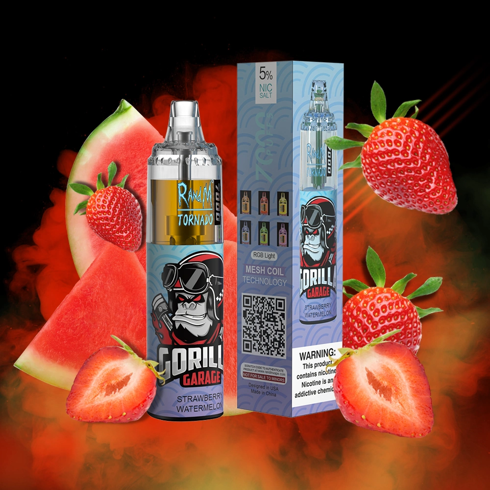 UK No. 1 Best Seller Fumot Tornado 7000 Puffs Disposable Vape Monkey King RGB Vapes Pen