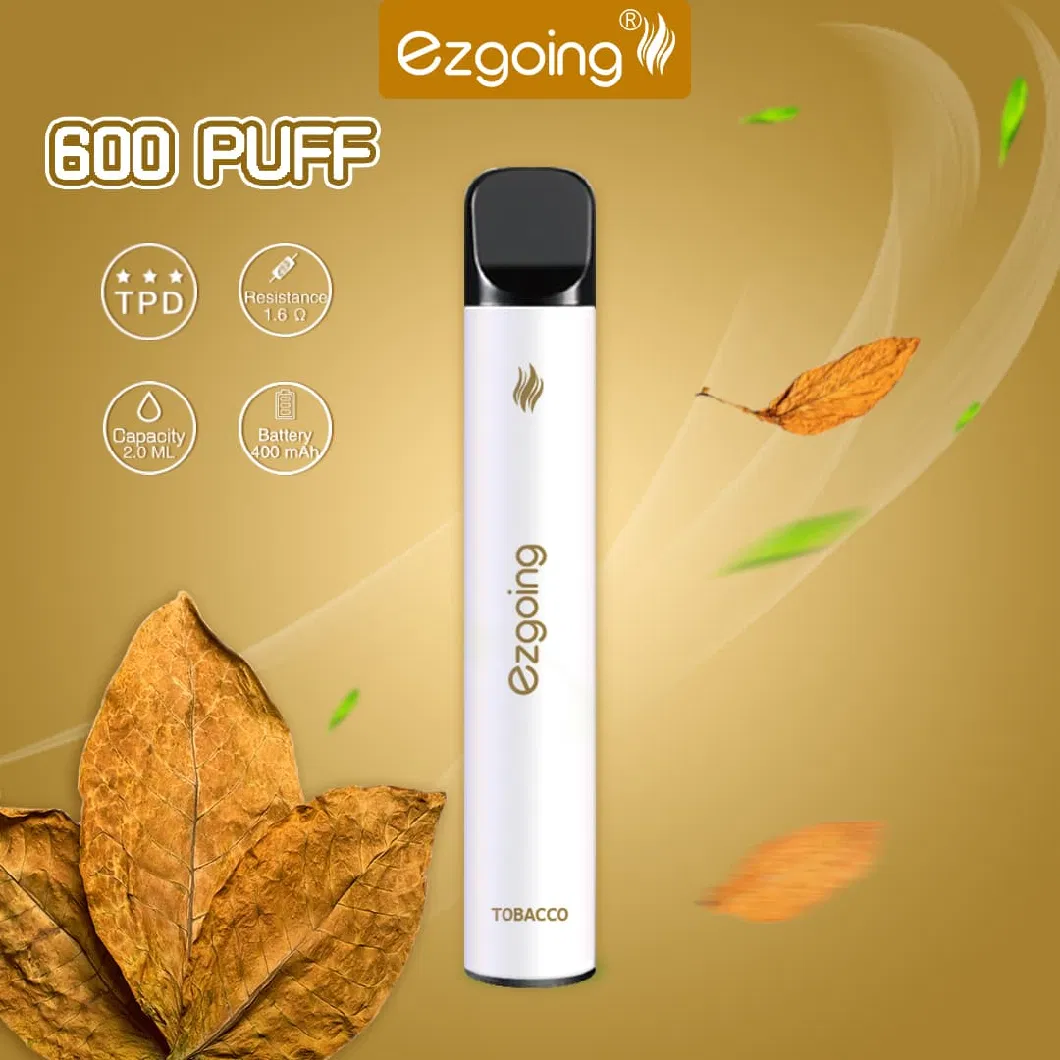 Original Factory Vape Bar 600 Puffs Vaping Device Disposable Electronic Cigarette Brand