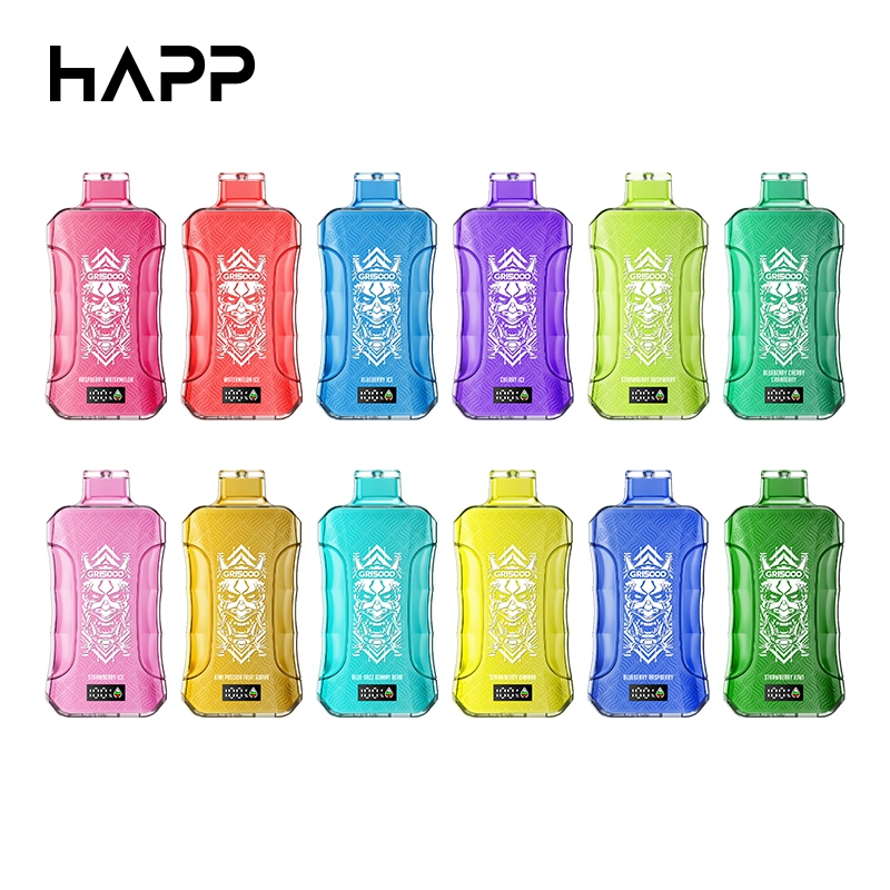 Original Factory Nic Salt 20mg 50mg Happ 15000 Puffs Electronic Cigarette Pod Wholesale Disposable Vape Pen