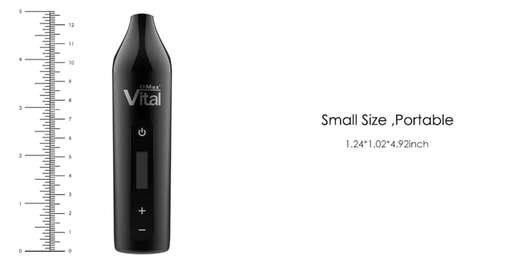 Xmax Vital Amazon Best-Selling Dry Herb Vapor 15s Fast Heating up Vape Vaporizer