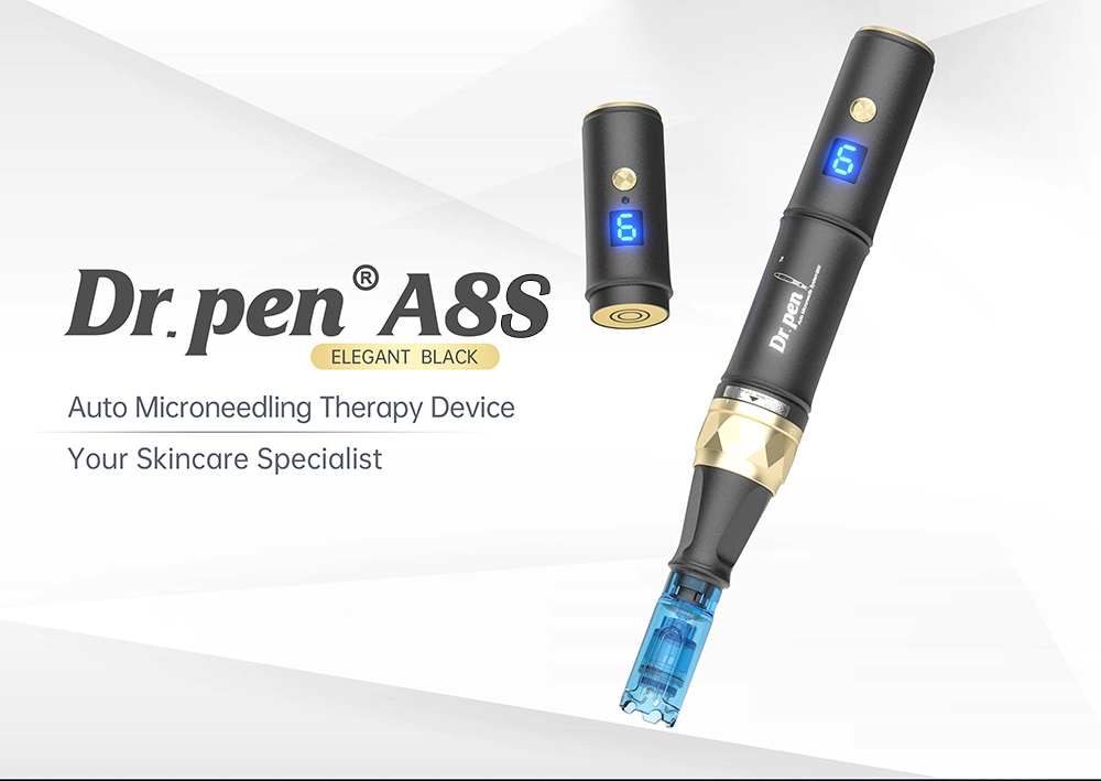 Intelligent Smart Microneedling Pen Dr Pen A8s with Two Rechargeable Batteries Longer Working Time