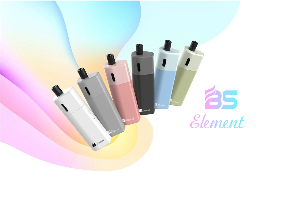 2ml Oil Storage Capacity BS Element Refillable Vape 950mAh Battery Oil Filled E-Cigarette Can Be Recycled While Trying Multiple Flavors up to 20W Vape Pen