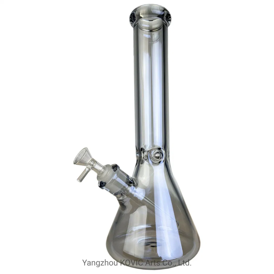 14&quot; Electro Plated Beaker Water Pipe - with 14m Bowl Glass Vaporizer Water Glass Smoking Pipe with Custom Logo