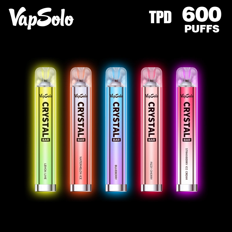 Hot Seller Vaporizer Shisha E Cigarette Disposable Vape Air Bar Elfbar Luxvape LED Light Crystal Finish Vape 600