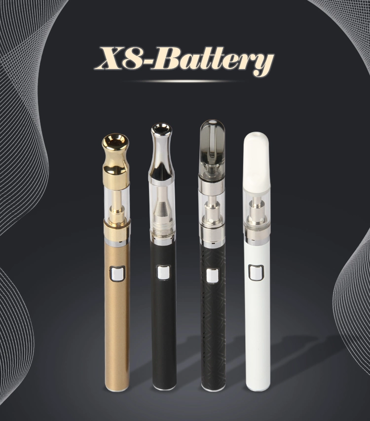 Preheat Function EGO Battery with Variable Voltage 350mAh Vape Pen LED Battery Cookie S Auto Draw Battery 510 OEM