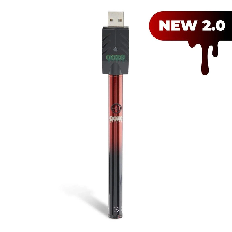 Ooze Twist Slim 2.0 320mAh Flex Temp Preheat Battery Adjustable Voltage USB Smart Charger Vape Pen