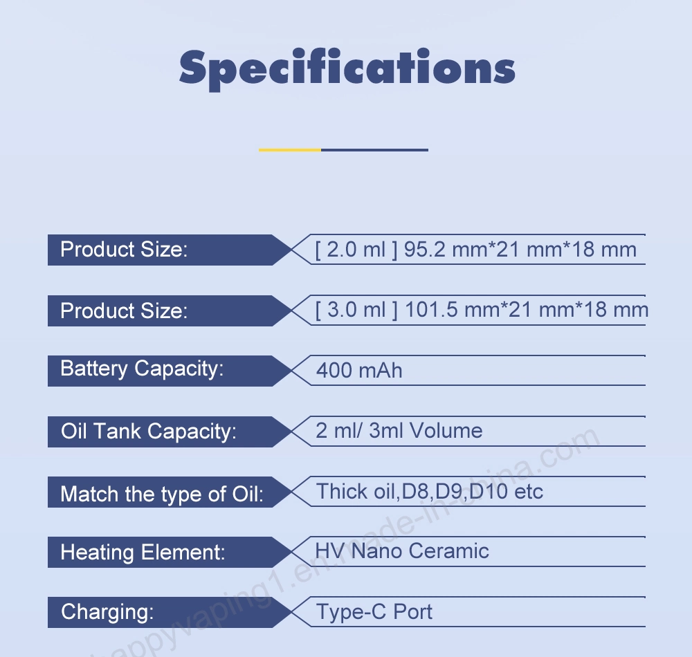 Happy Vaping Supply Customized Brand C8 Easy Local Filling with Thick Oil Pod System 1688 Vape Disposable Battery Pens for Carts