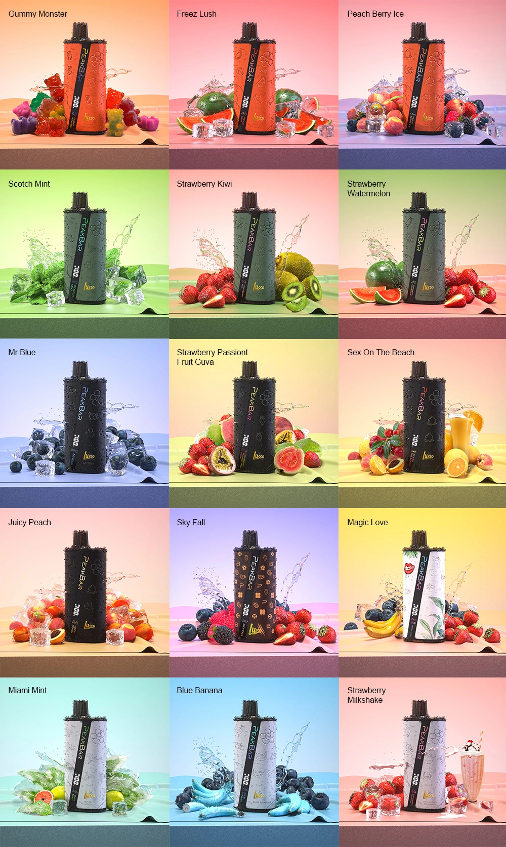 Wholesale 8200 Puff Vaper LED Display Rechargeable Lost E Cig Mary Germany India Best Price Fruit Flavor Wape Shisha Randm Disposable Electronic Vape