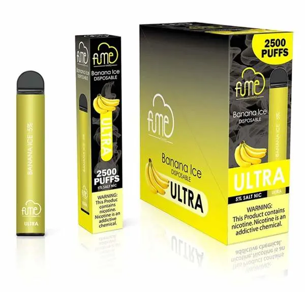 Top Quality Fume Ultra Vape 23 Flavors 2500 Puffs 5% Nicotine Salt Device1100mAh Battery Disposables Vape