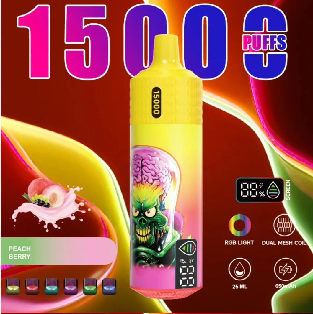 Yecoo Super 21+ A40 Crystal Refillable Pod Vapee China Manufacturing Randm Tornado Red Mojito Jetable Crystal Vapes 4000 E Cigarette with RGB Light