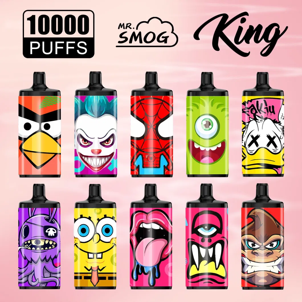  Puff Distributors Wholesale Vape Pen Battery Recharge Disposable Vape Amazon Wape Esco Bar Mr. Smog King 10000 Puffs Vape Stick