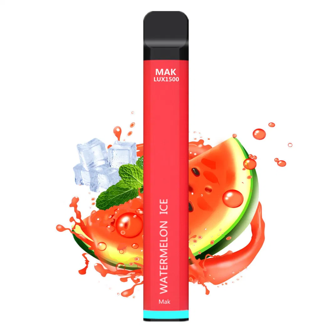 Wholesale High Quality 1500 Puffs Big Vape Plus Disposable E Cigarette