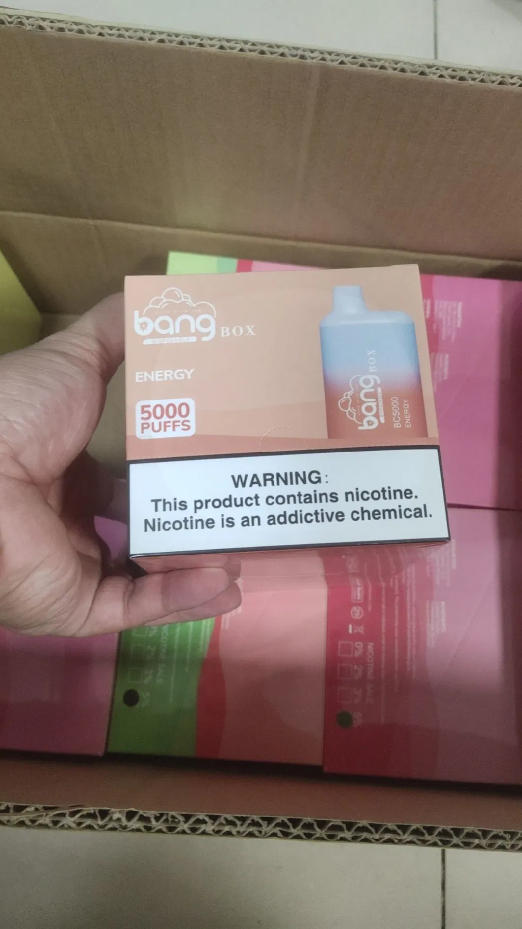 Disposable 5000puffs Smoke Vape Pen Bang Box 5000puff Energy