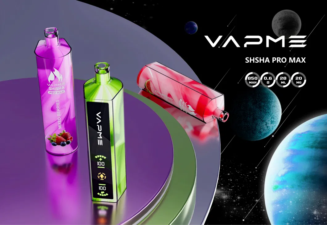 Best China EU Market Wape Vaper Disposable Vapes 20000 Puff Bar Vapme 20000 Shisha Disposable Vape