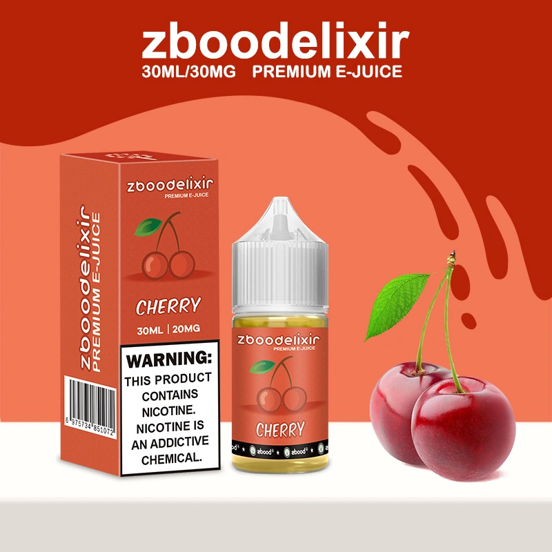 Zbood Zbood Zboodelixir 30ml OEM Dekang Organic Natura Cherry Max Vapers E Liquid