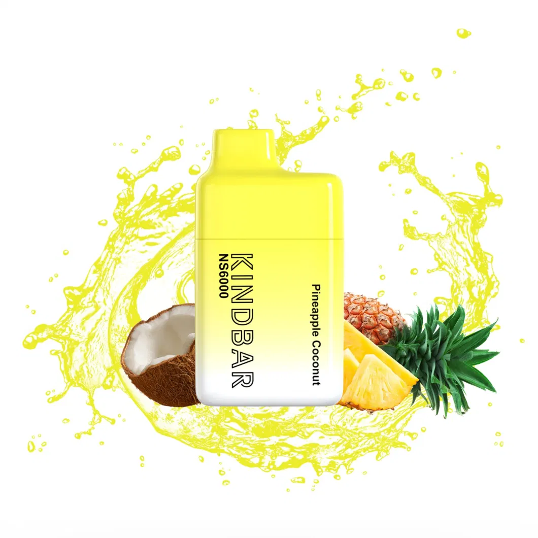 Kind Bar 6000 Puffs Vape Super Strong Flavor Maylaysia Popular Disposable Vape Wholesale Vape Mod