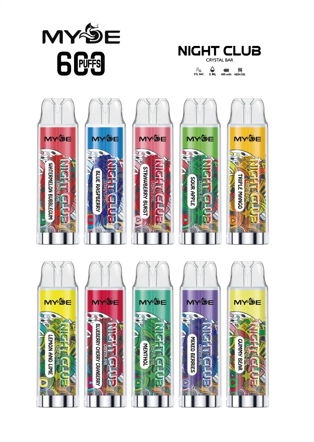 Disposable Vape 600 Puffs Vape OEM Factory Hottest Chinese