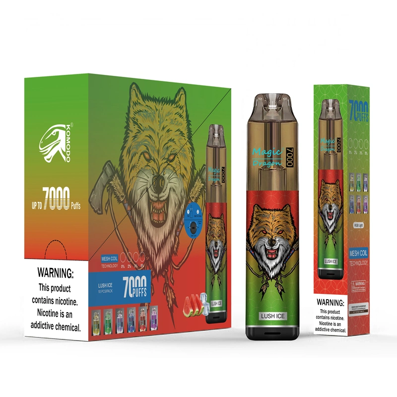 Komodo Magic Dragon 7000 Puffs Disposable Ecig 15ml Prefilled Pod Vape Pen EU Warehouse in Stock