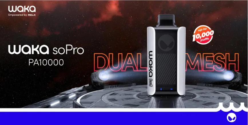 Original Export Electronic Cigarette Waka 10000 Mouth Atomizer Air Flow Control 18ml Prefilled Cartridge Mesh Coil Wholesale I Vape