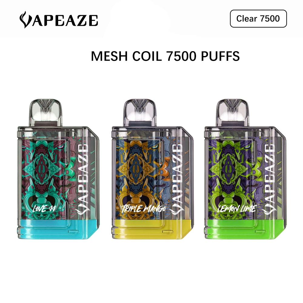 7500 Puffs 16ml Large Oil Capacity Shenzhen E Cigarette Dry Herb Vaporizer Randm Vape