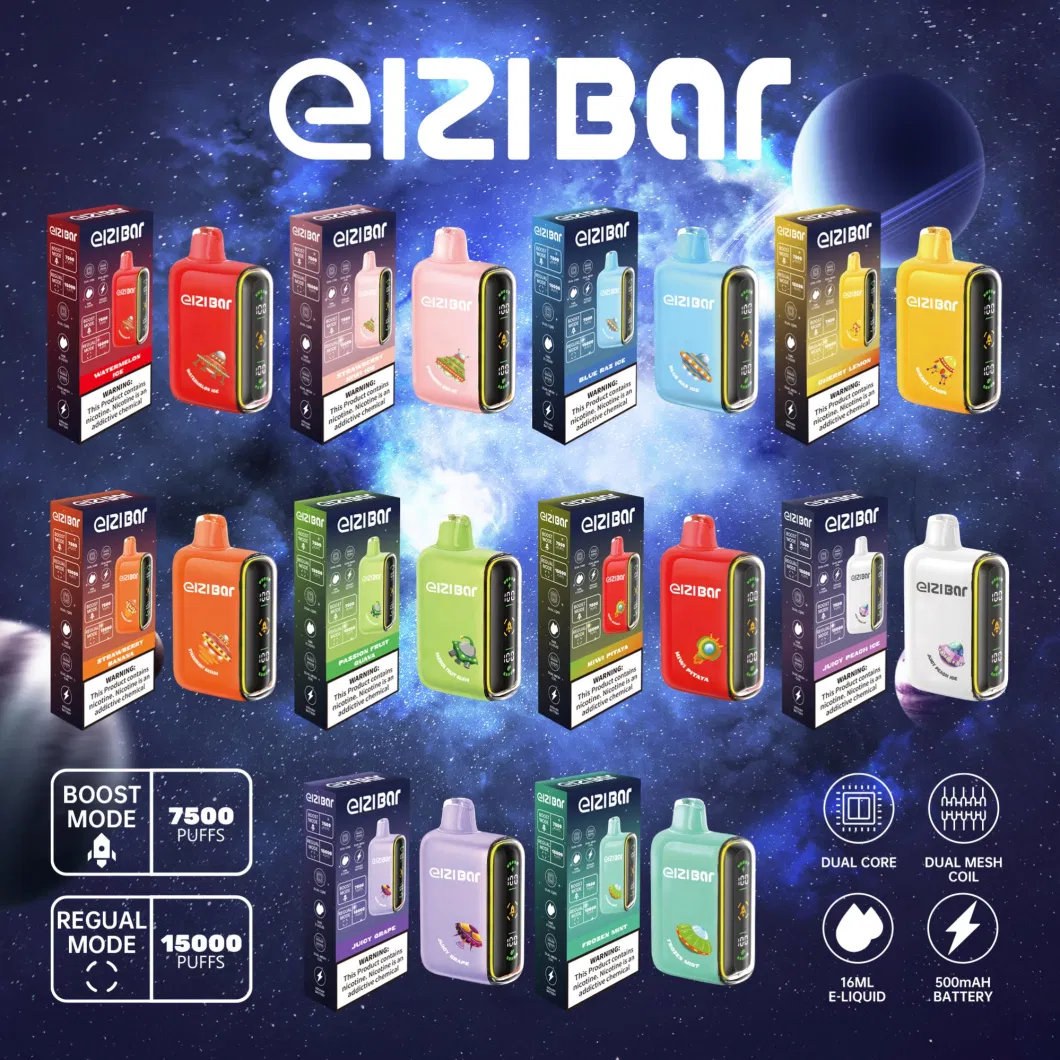 2024 Hot Selling Best Disposable Vape UK 15000 Puffs 16ml Crystal Bar 15K Puffs Vape Wholesale I Vape Distributors Crystal Bar Vape