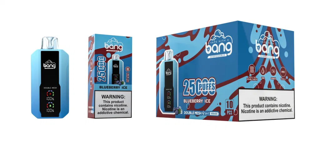 Disposable Pod Vaporizer Bang 25000 Puff Bar Distributors E-Cig Wholesale Disposable Vape Pen