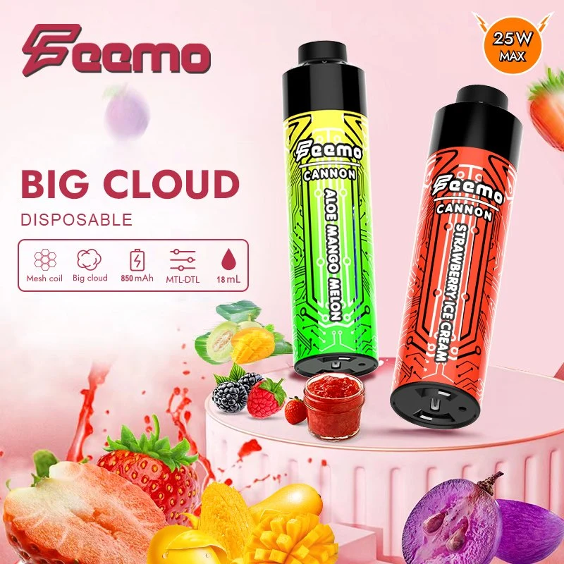 Wholesale Al Elf Vape Bar Randm Tornado 6000 8000 9000 12000 15000 16000 Puffs Mesii Big Puff Digital Box Electronic Cigarette Disposable Vape Puff