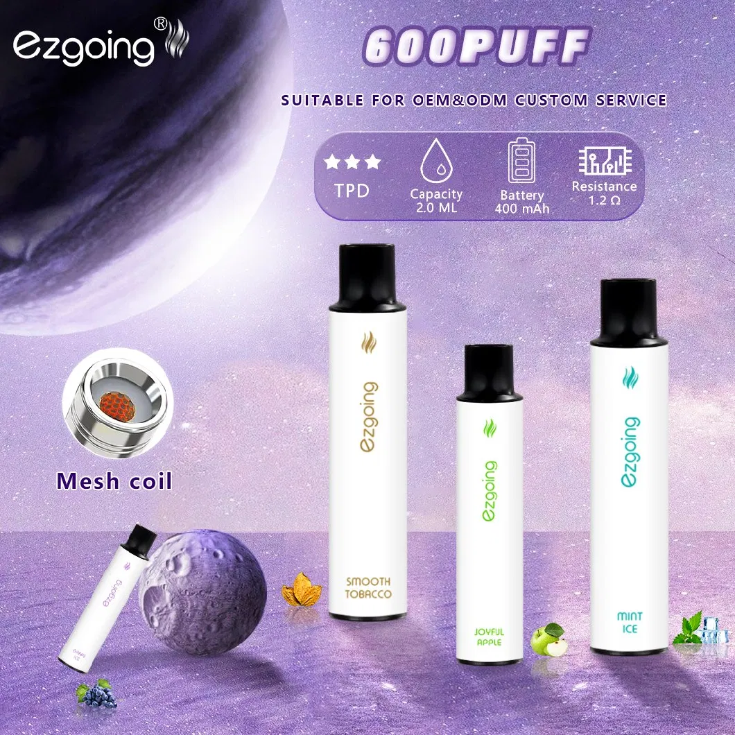 San Vape Spain UK Best Vape 600 Puffs Disposable Wholesale 2ml E-Liquid