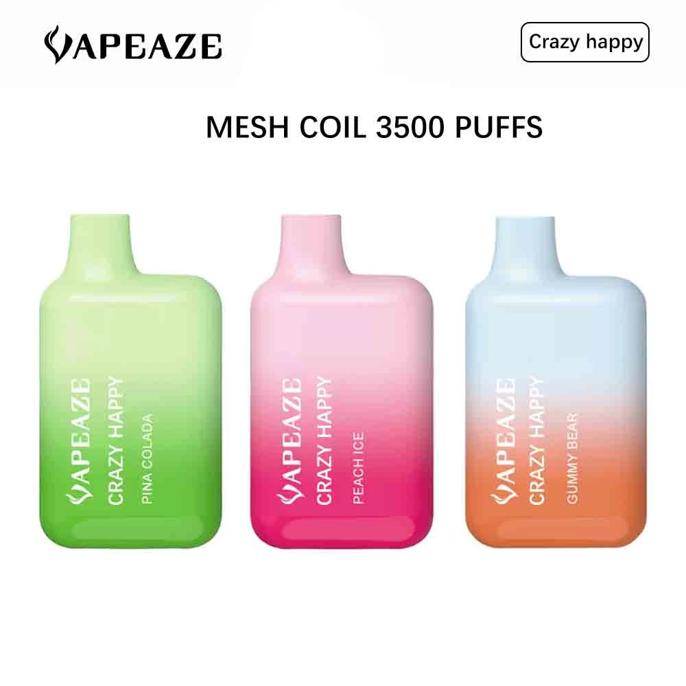 2023 Popular Lost M Ary 3500 Puffs Crazy Happy Plus Wholesale E-Cig OEM Vape Box Electronic Cigarette Puff Box Fume Vape Puff Plus