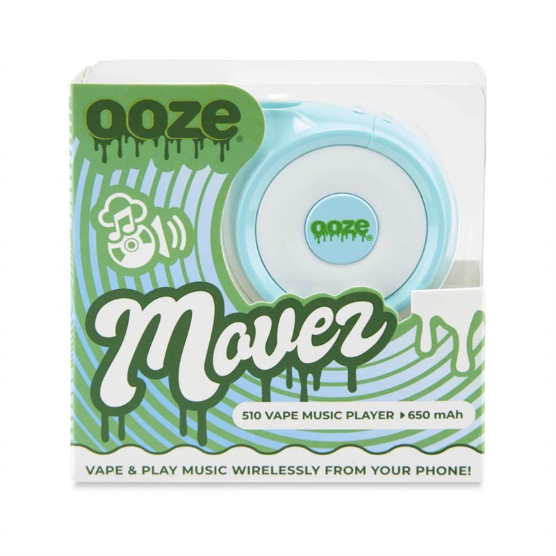 Ooze Movez 650mAh Music Playing Wireless Speaker Vape Battery with LED Lights 510 Thread Cartridges