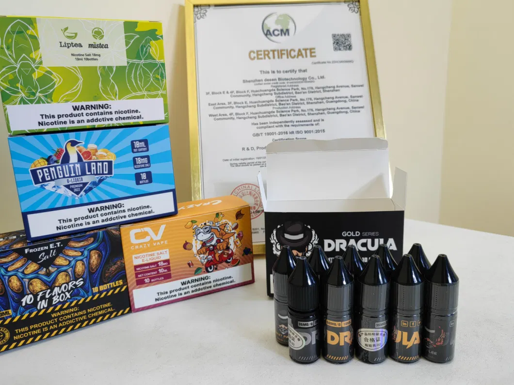 Ei Tabaco Gift Box Set Nicotine Salt E-Liquid, 5: 5, 18mg, 10ml, Fruit-Flavored E-Juice Wholesale, OEM&ODM Available