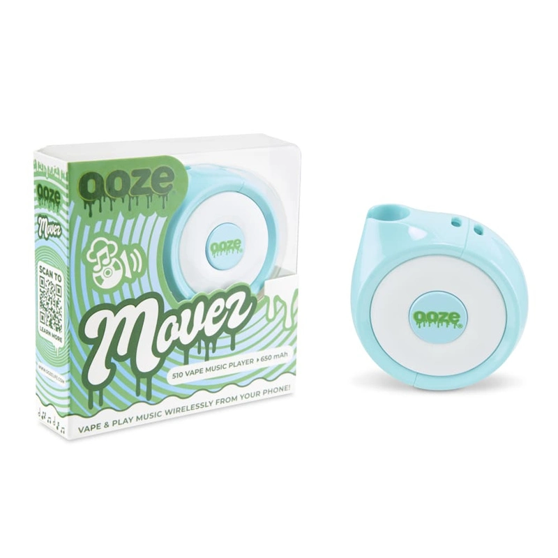 Ooze Movez Wireless Speaker Vape Battery 650mAh with LED Lights and Music Play 510 Thread