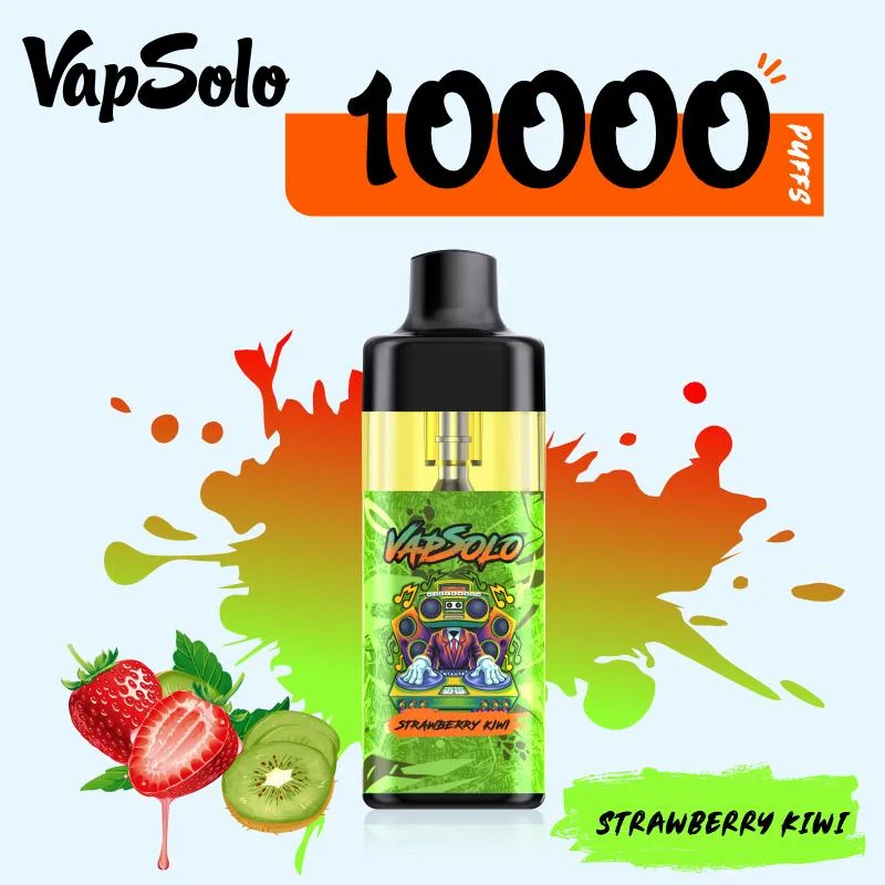 Wholesale Electronic Cigarette Vapsolo 10000 Disposable Vape Tornado Puff Free Vape Pen Starter Kit