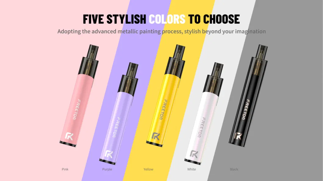 FREETON Disposable Vape Pen 1200puffs Vs Puff Plus Flavors 5% Salt Nicotine Ecig Wholesale OEM