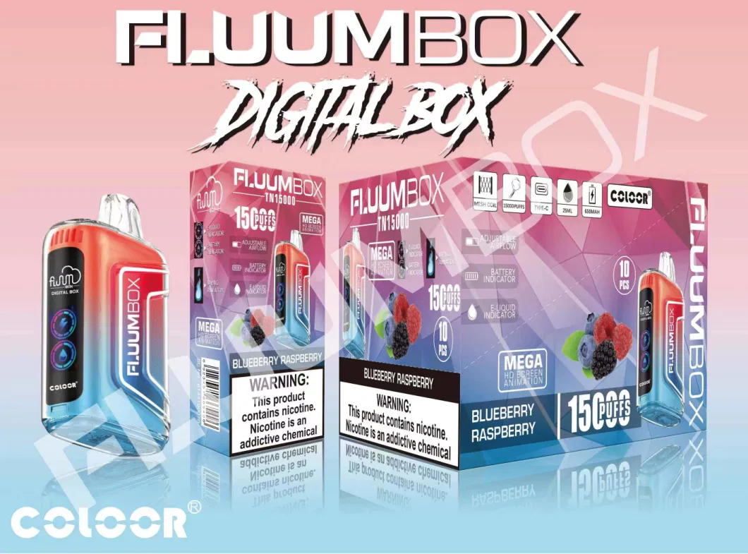 Original Fluum Vape Digital Box 15000orig Puffs Wholesale I Vape Factory Manufacturer Ecigarette R&M Fume Esco Bar Noms Ista 9000 12000 My Nex Disposa Pod Syste