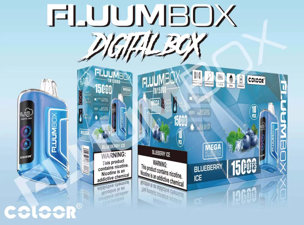 Original Fluum Vape Digital Box 15000orig Puffs Wholesale I Vape Factory Manufacturer Ecigarette R&M Fume Esco Bar Noms Ista 9000 12000 My Nex Disposa Pod Syste