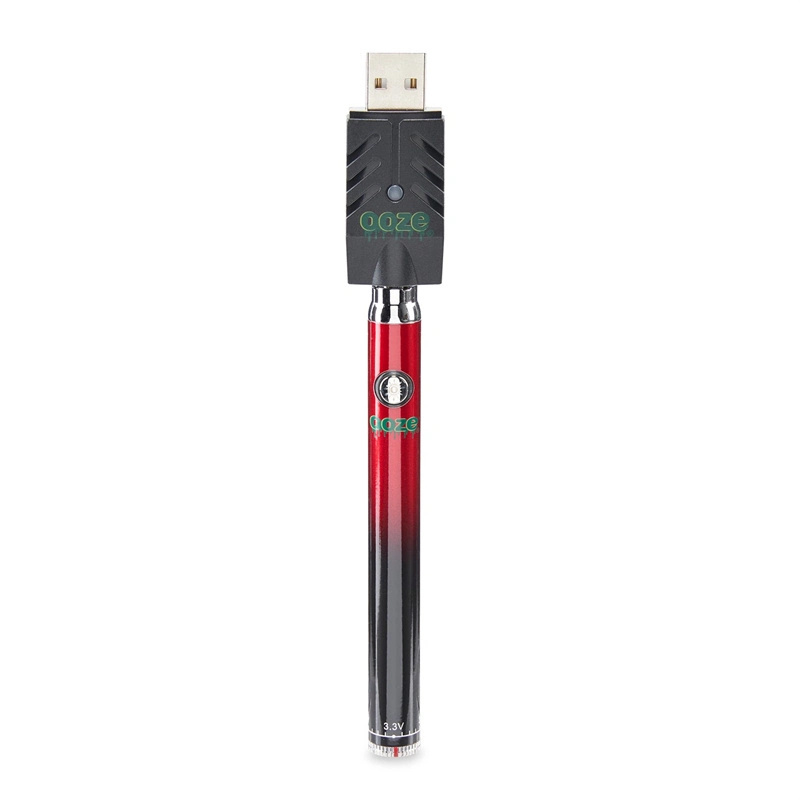 Ooze Twist Slim Vape Pen 320 mAh Flex Temp Preheat Battery Adjustable Voltage with USB Smart Charger Fit for 510 Thread Cartridges