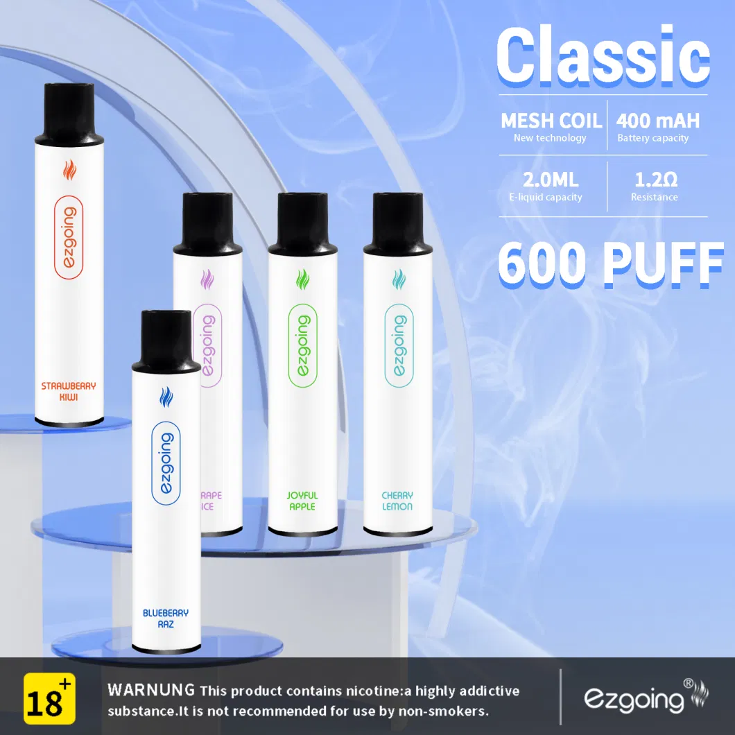 San Vape Spain UK Best Vape 600 Puffs Disposable Wholesale 2ml E-Liquid