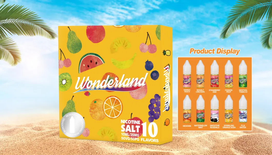 Wholesale Vape Juice Wonderland Nic Salt Eliquid Vape