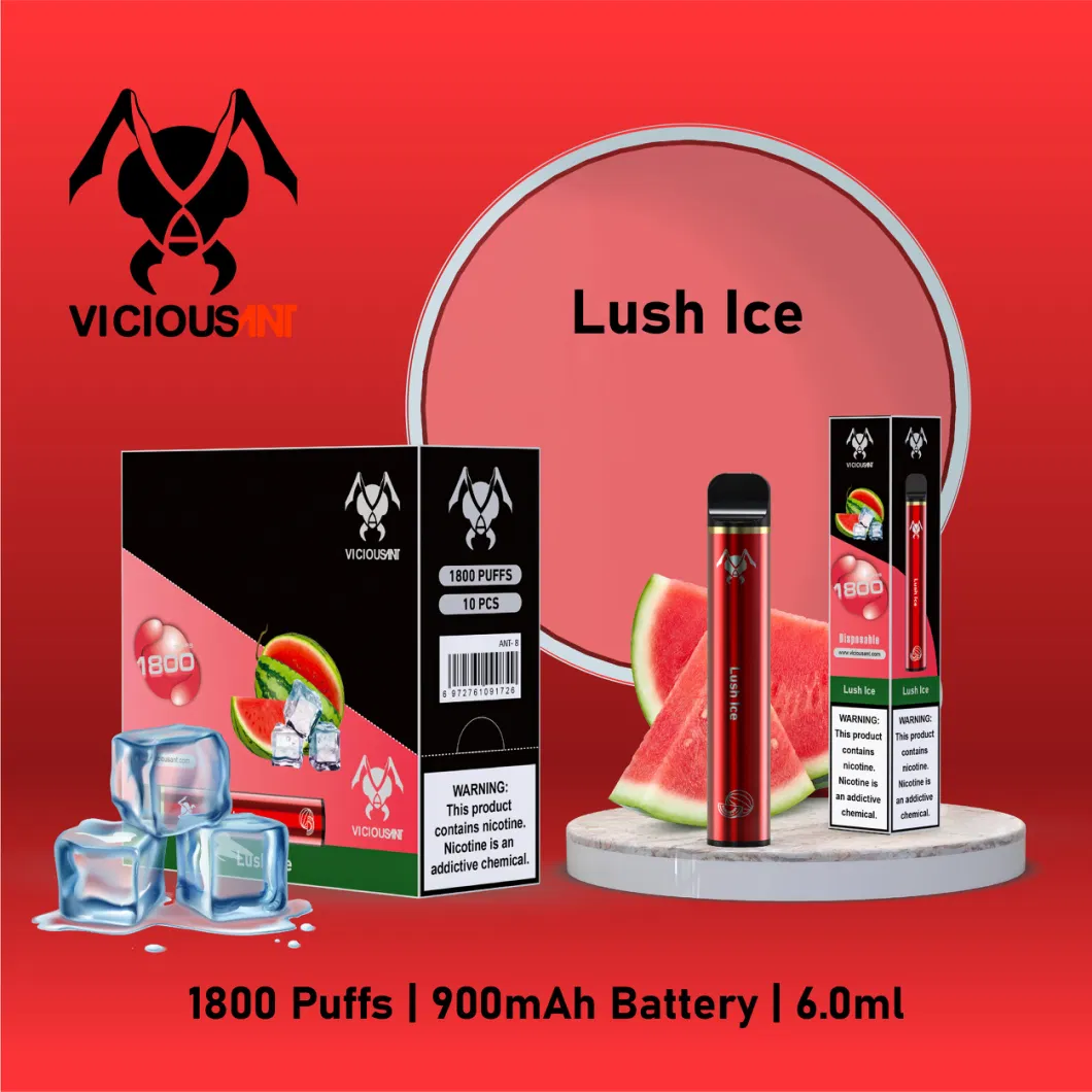 Manufacturers Wholesale 2022 Best-Selling Rechargeable 1800 Puff Disposable Vape