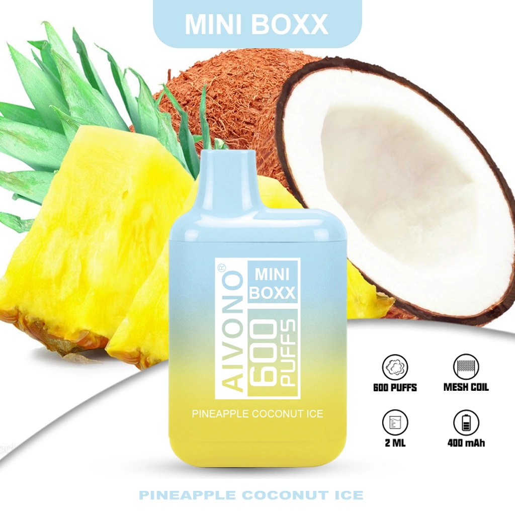 Original Disposable Pod Aim Boxx 600 Puffs E Cig 5%2%0% Nicotine Salt Express-Delivery Vs Elf Box Replaceable Vape Bar Wholesale