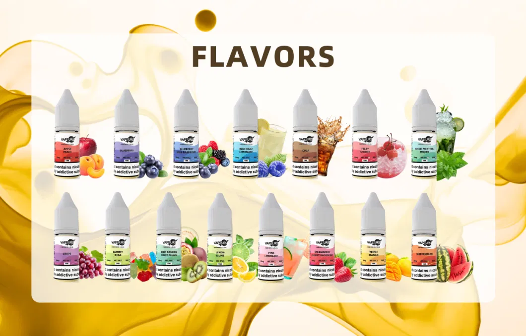 Vapeurs 10ml Mint E Juice Bottle Vape Liquid Flavors for E Cig