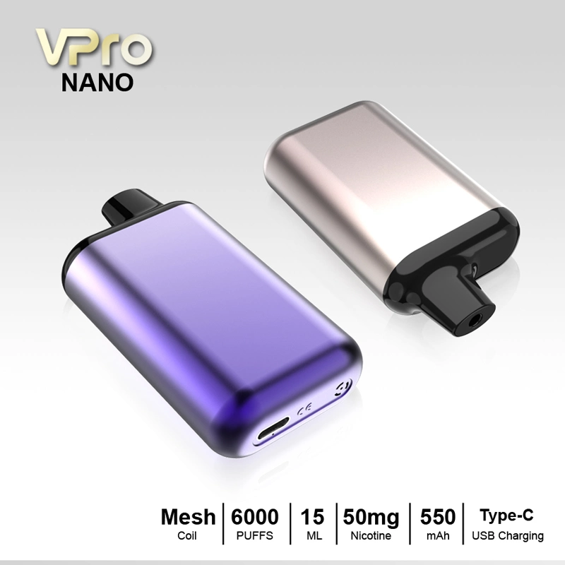 Original Vaporizer Flavors Esco Bar Vpro Nano 6000 Puffs Liquid Electronic Cigarette Fume Randm Vapor Pod Empty Wholesale I Vape Pen E Hookah Charger