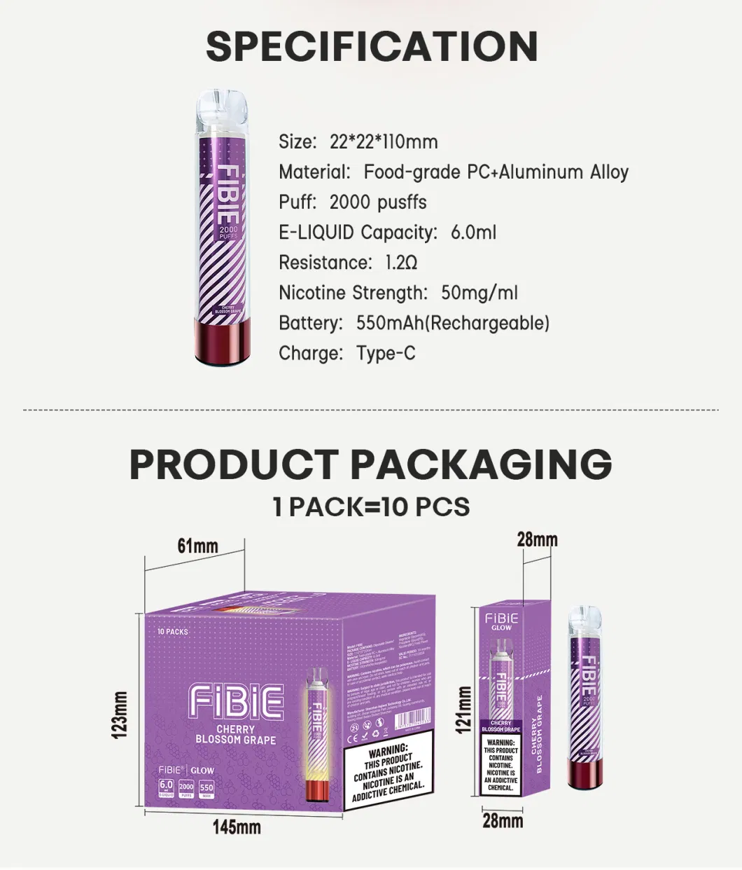 Wholesale Customized Brand E Cigarette Free Tax 2000 Puff CE RoHS Lost 5% Nicotine Recharge 5ml Mary Fruit Flavor Smoke I Get Bulk Buy Disposable Vape