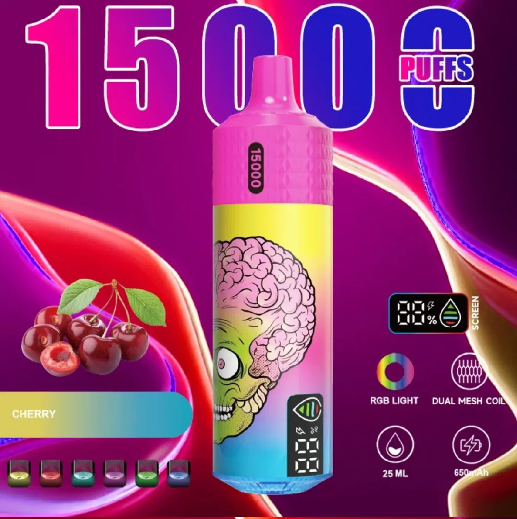 Yecoo Super 21+ A40 Crystal Refillable Pod Vapee China Manufacturing Randm Tornado Red Mojito Jetable Crystal Vapes 4000 E Cigarette with RGB Light